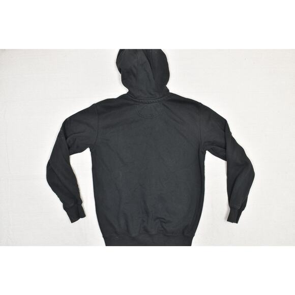 Carhartt Men's Regular Size S Hoodie Black Sweatshirt w/Stain on Front 100615 00 - Picture 4 of 8